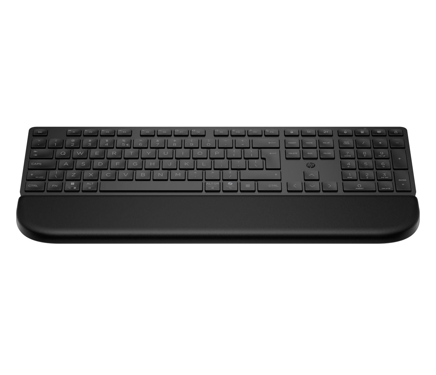 HP 585K – Tastatur – Bluetooth & 2,4 GHz (USB-A Empfänger) – Silent – mit Handballenauflage – Schwarz