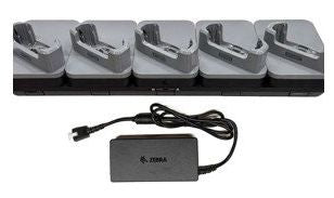 Zebra Ladestation, 5-fach, Ethernet/USB, AC (inkl. PSU), für TC201