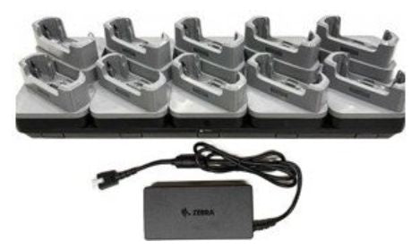 Zebra ShareCradle – Ladeschale, 10-fach, AC (PSU inkl.), für TC201