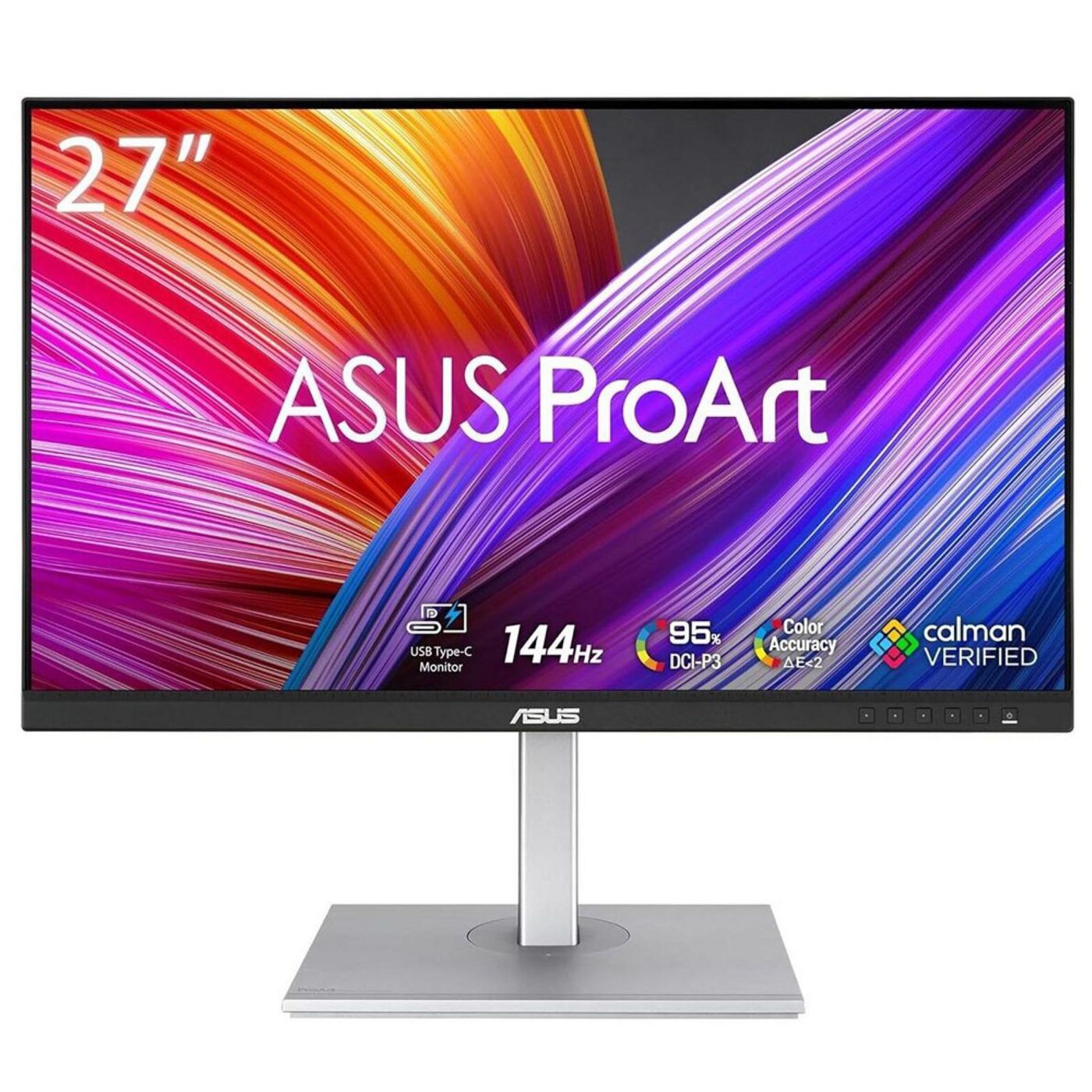 ASUS ProArt PA278CGV – 27", 2560 × 1440 (WQHD), IPS, 144 Hz, USB-C 90 W