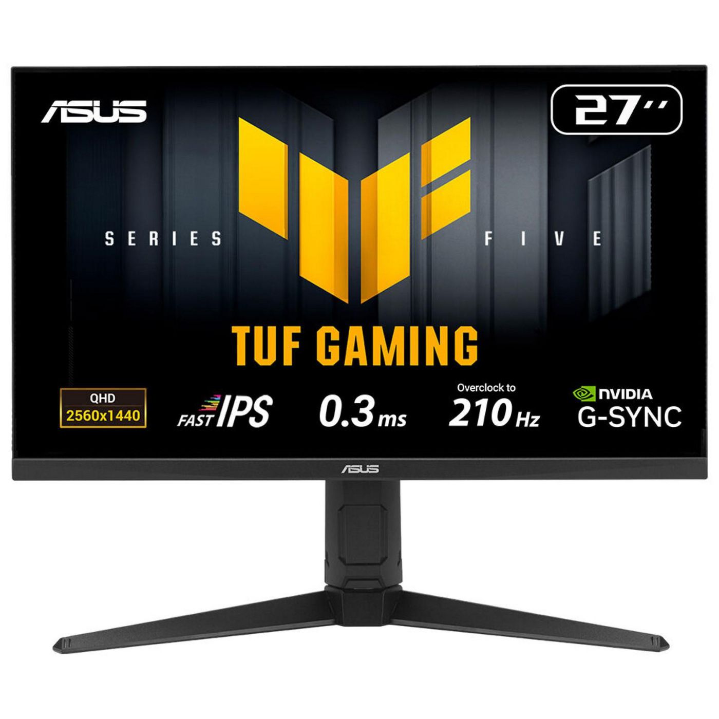 ASUS VG27AQL5A – 27", 2560 × 1440 (WQHD), IPS, 210 Hz, DisplayHDR 400