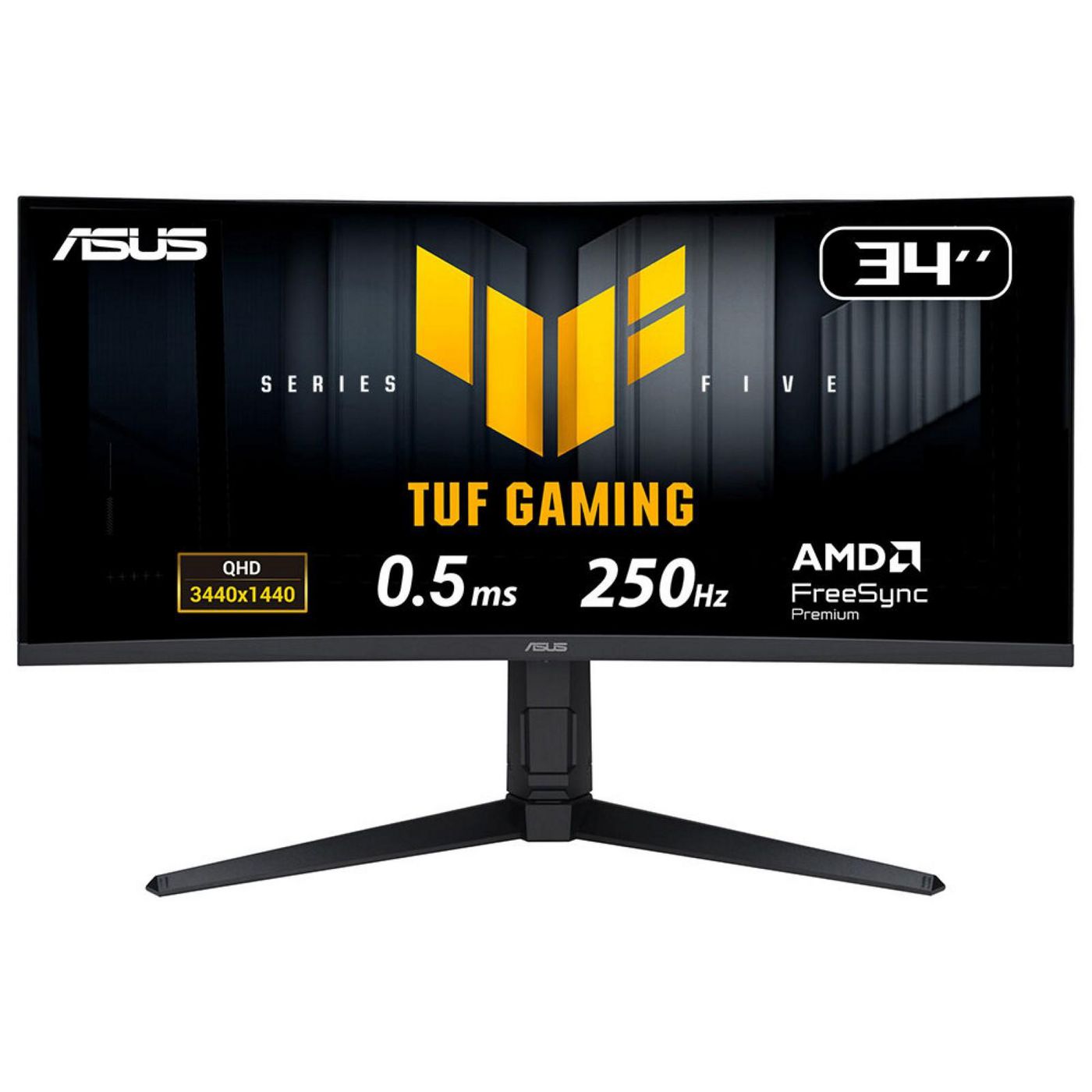 ASUS VG34WQML5A – 34" Curved, 3440 × 1440 (UWQHD), VA, 250 Hz, DisplayHDR 400