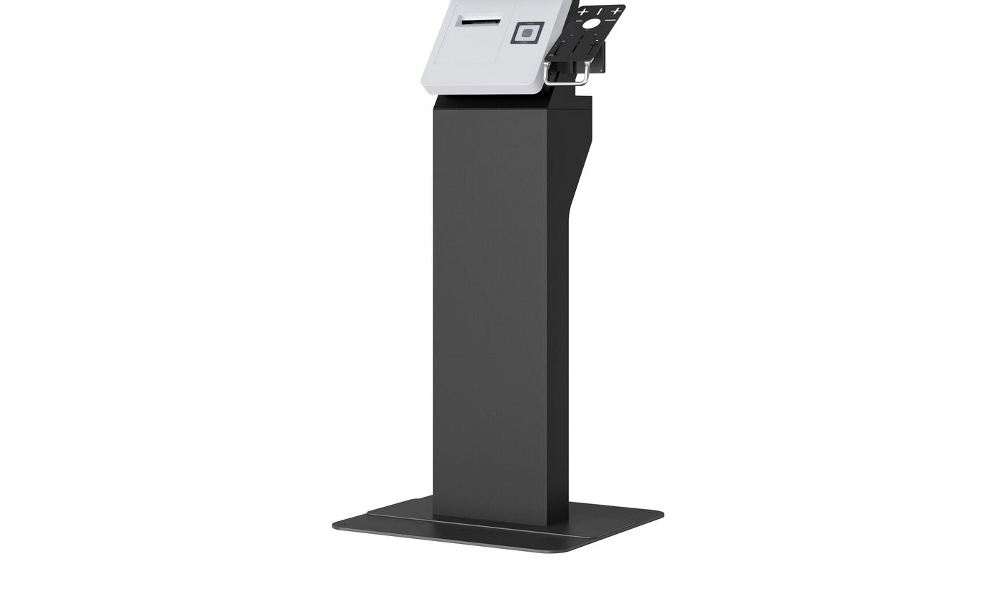 Capture Payment-Halterung, Standfuss mit Bodenplatte, 500 × 200 × 780 mm, für Obelisk