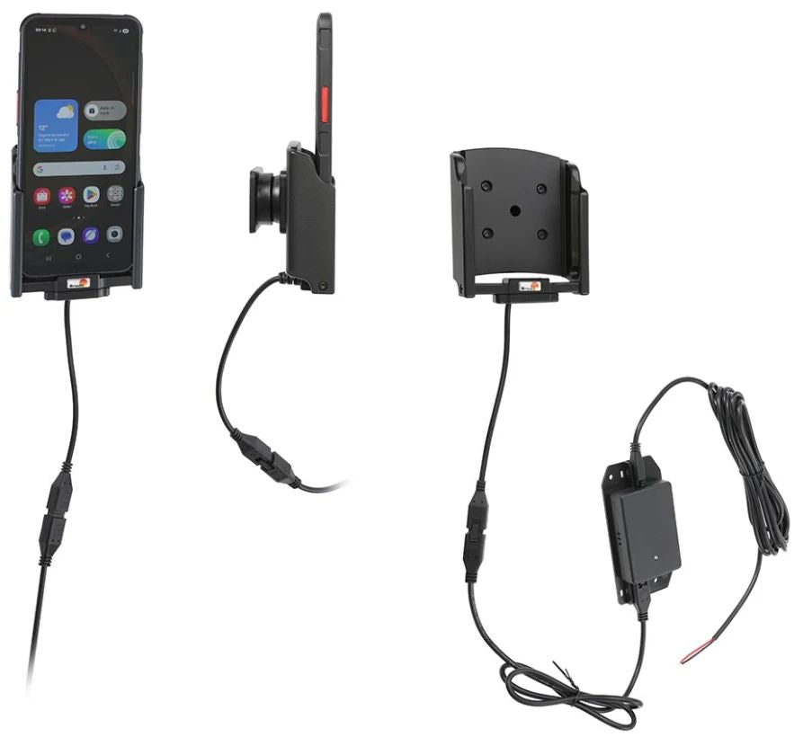Brodit Aktive Halterung für festes Lade-/Daten-Cradle – Auto – für Samsung Galaxy XCover 7 Pro (SM-G766)
