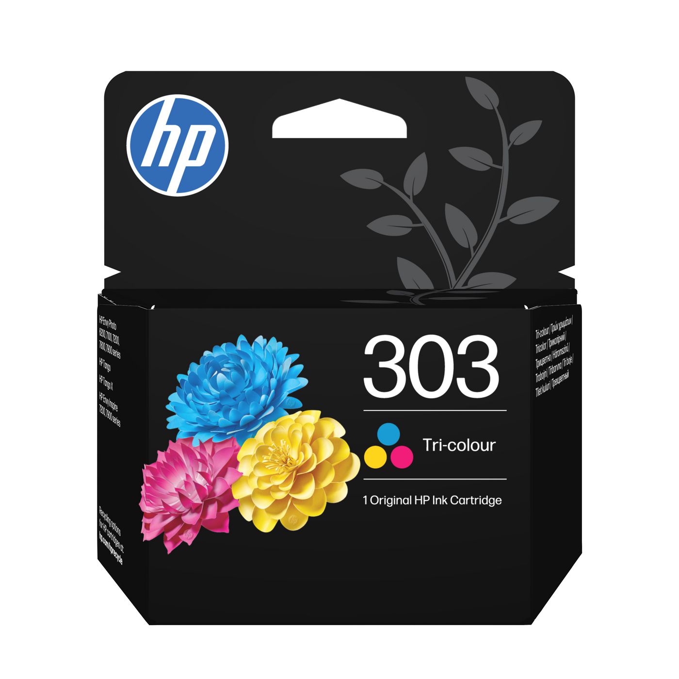 HP 303 Dreifarbig Tintenpatrone (Original) – 165 Seiten – für HP Envy 6200/7134/7220e, Tango X – T6N01AE