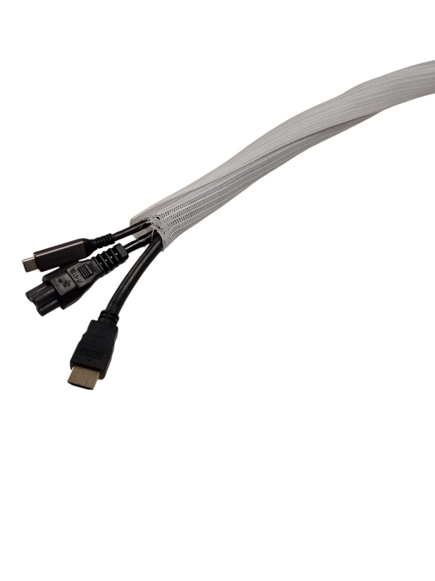 Microconnect Kabelschlauch, Ø 18 mm × 50 m – weiss