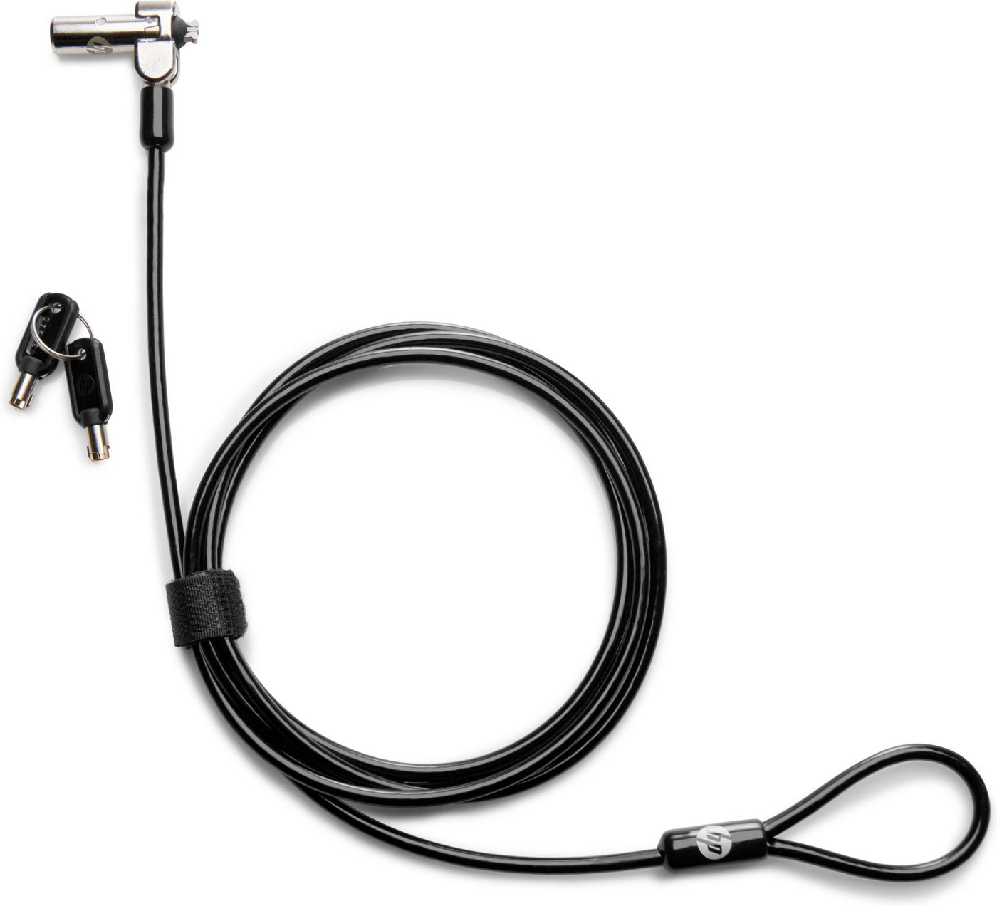 HP Nano MK Lock Kabelsperre für Notebooks – Kombinationsschloss, 1,83 m Kabel – Schwarz/Metallisch