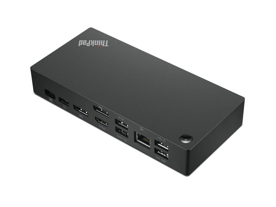 Lenovo ThinkPad Universal Dockingstation – USB-C, 2× DP, 1× HDMI, 5× USB-A, 135 W PD, GbE, für Windows/Linux
