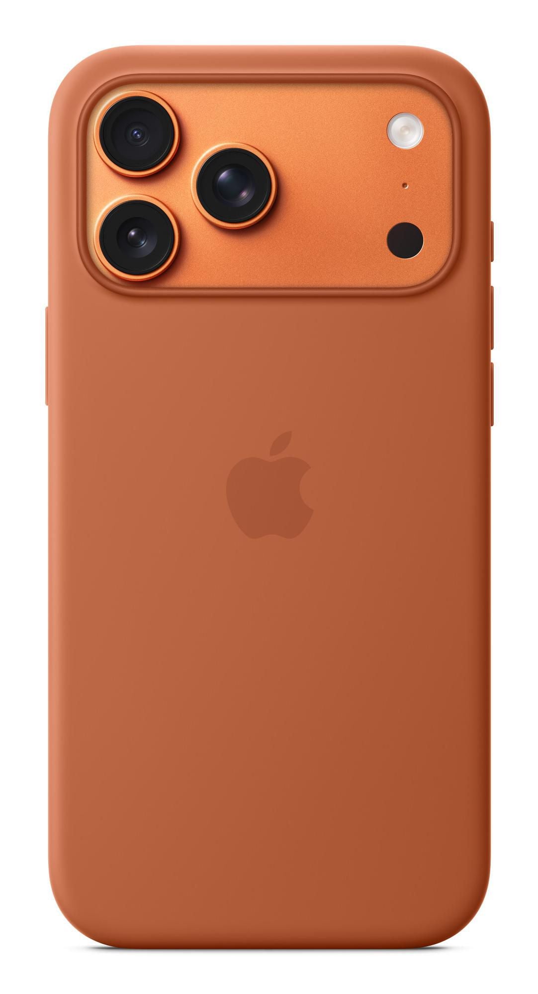 Apple Backcover – für Apple iPhone 17 Pro Max, MagSafe, Mikrofaser+Silikon, Terrakotta