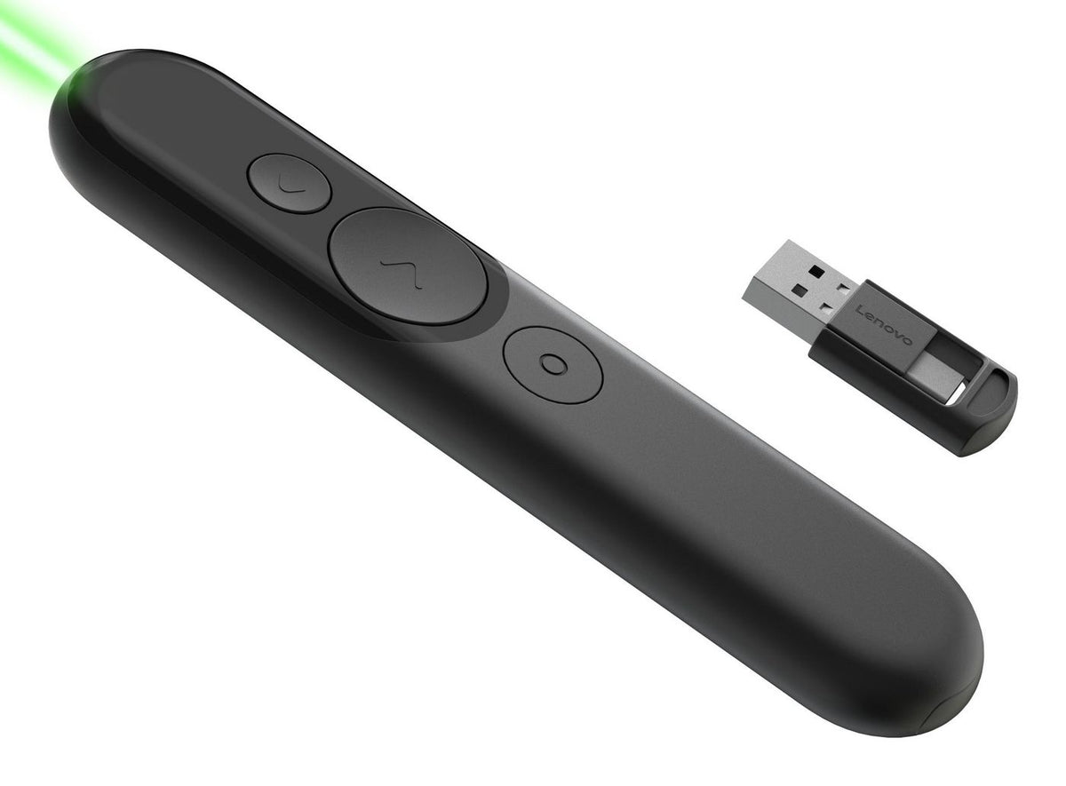 Lenovo Presenter – Bluetooth/RF, USB, schwarz