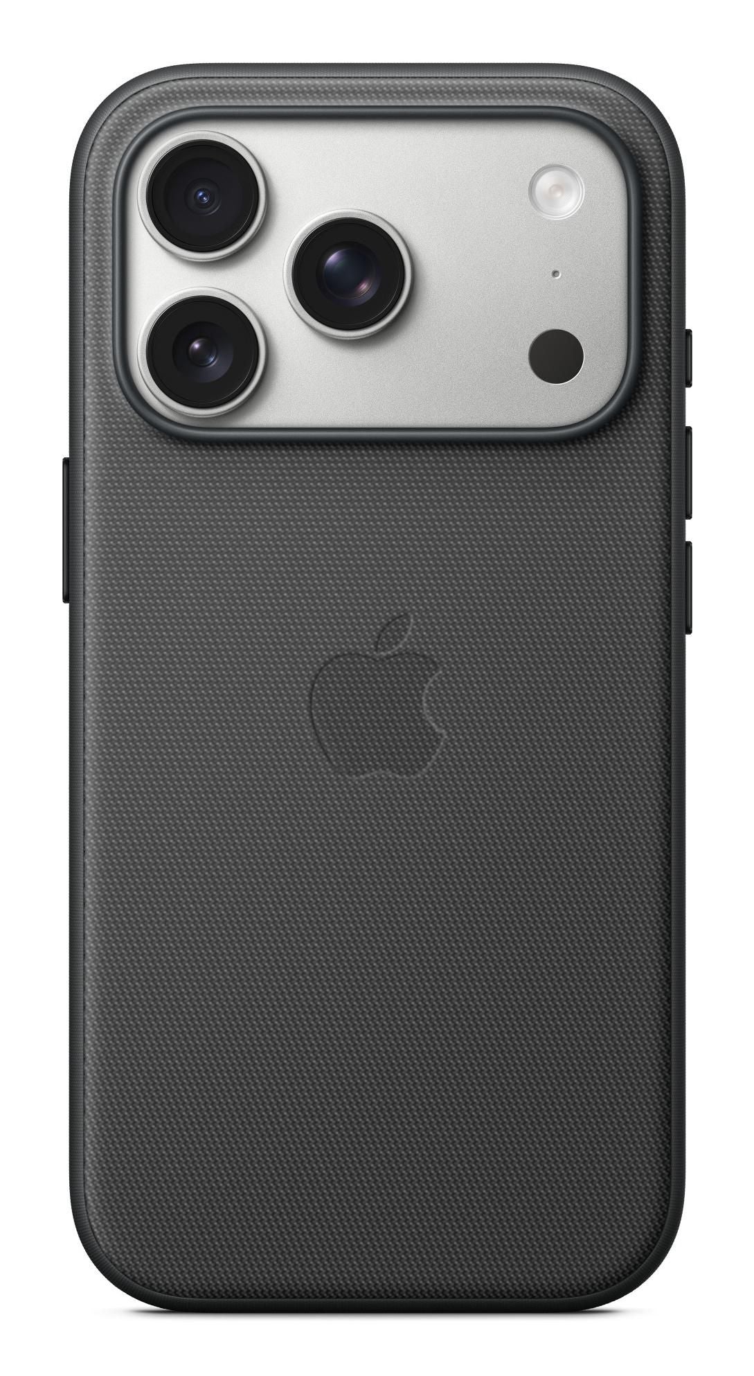 Apple Techwoven Backcover – für Apple iPhone 17 Pro – MagSafe, Aluminium+Stoff+TPU, Schwarz