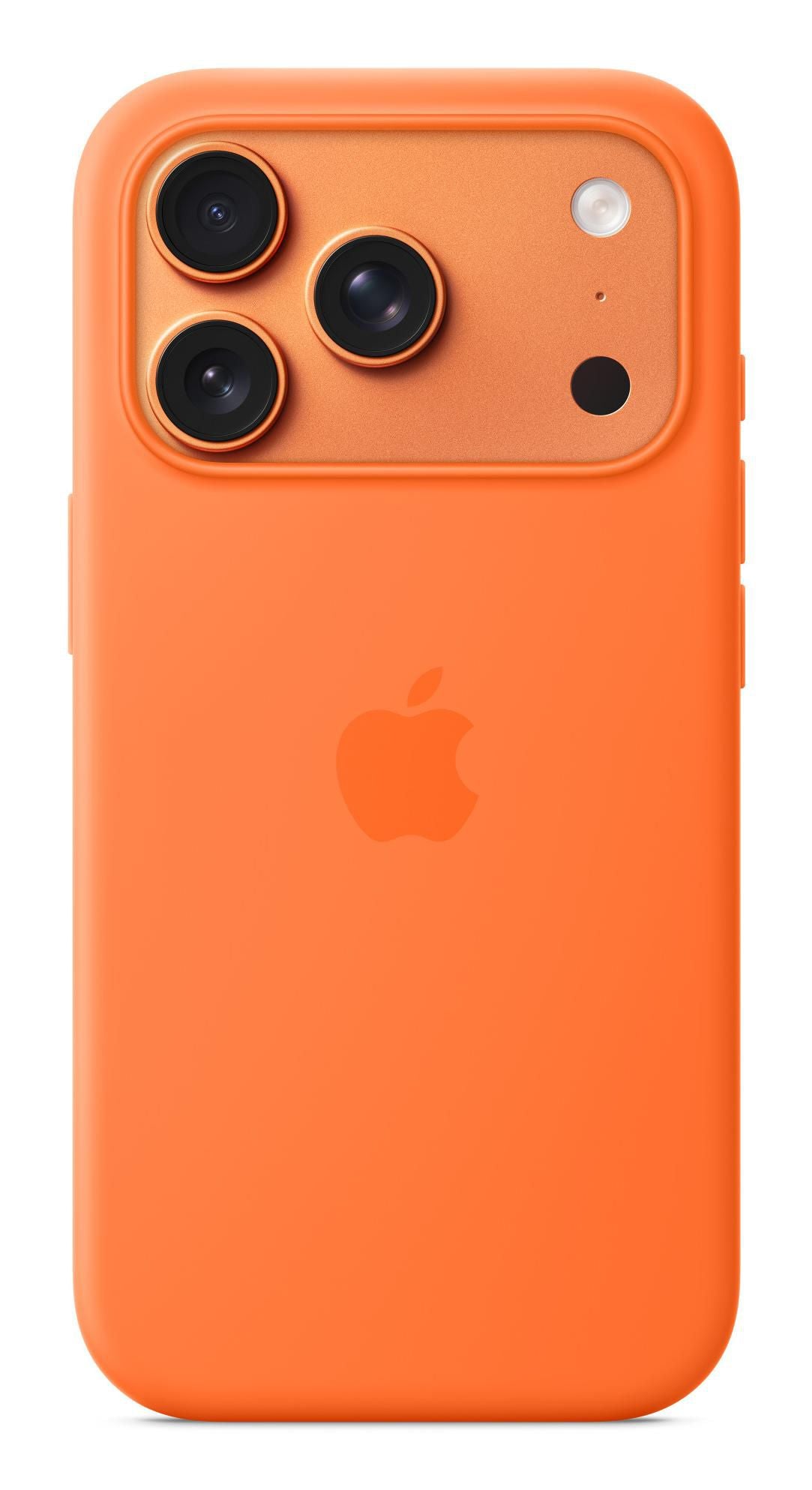 Apple Backcover – für Apple iPhone 17 Pro, MagSafe, Mikrofaser+Silikon, Orange