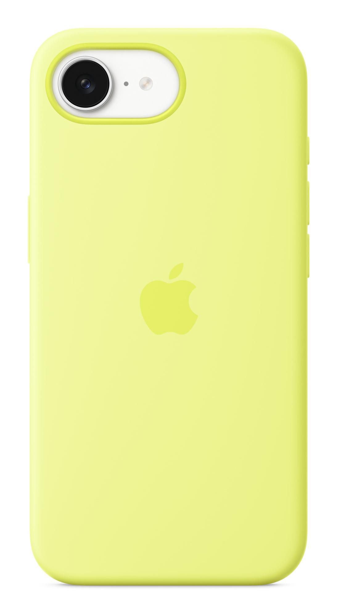 Apple Backcover – für Apple iPhone 16e, Silikon, Neon Gelb