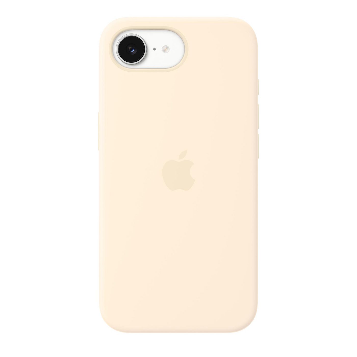 Apple Backcover – für Apple iPhone 17, MagSafe, Silikon, Vanille