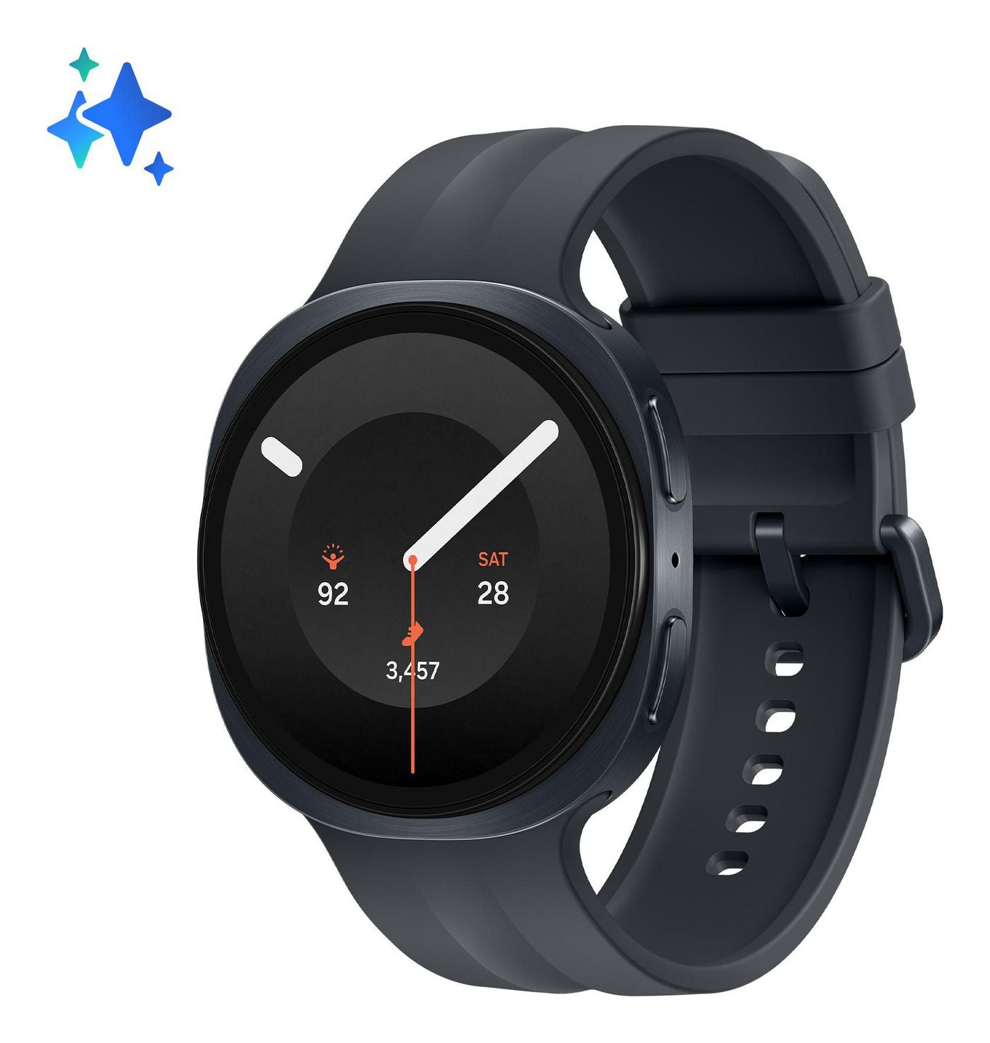 Samsung Galaxy Watch9 44 mm GPS – Aluminium Graphit, 50 m