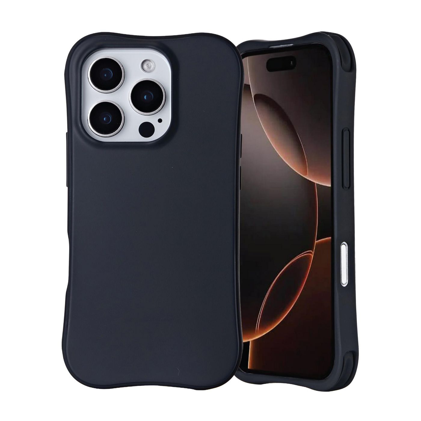 eSTUFF INFINITE PORTO Backcover – für Apple iPhone 12 Pro / iPhone 16 Pro, schwarz