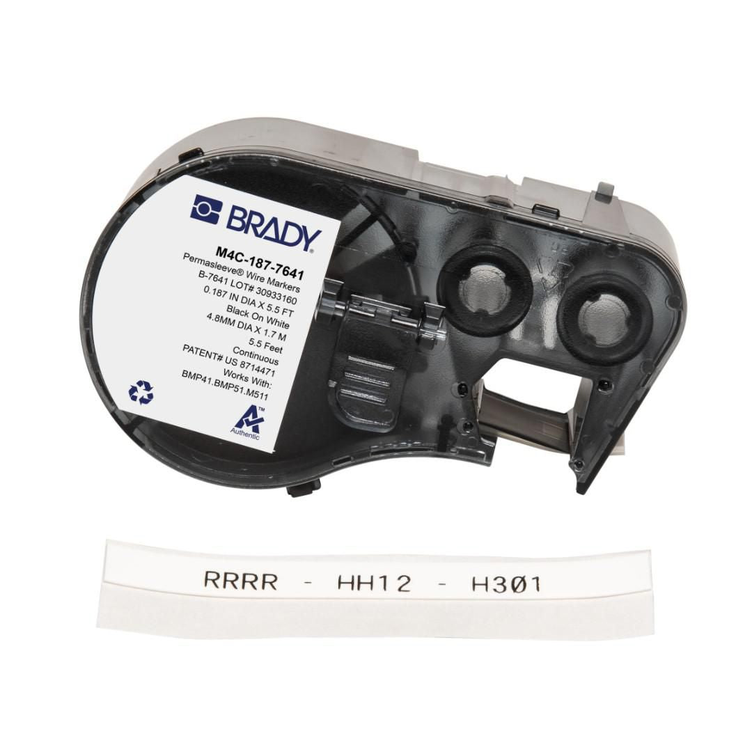 Brady Permasleeve – Kabelmarkierer – raucharm, halogenfrei – für Brady BMP-Serie