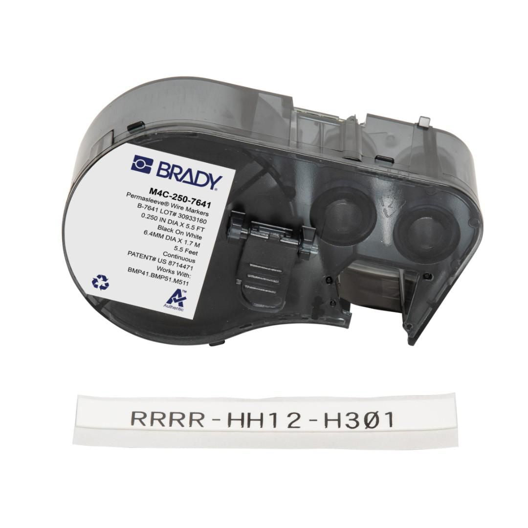 Brady M4C-250-7641 – Endlos-Etiketten – für Brady BMP41/BMP51/BMP53 – halogenfrei