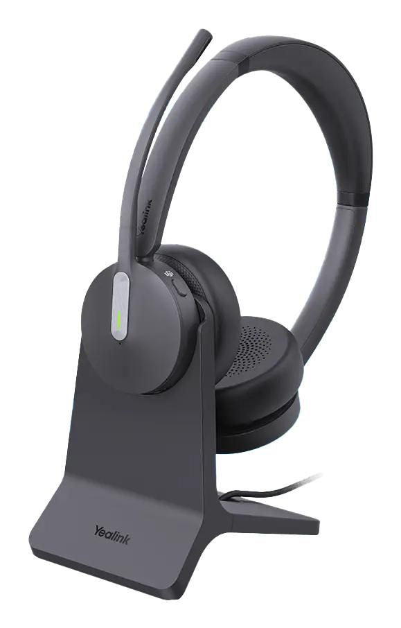 Yealink BH70 Dual Office-Headset – On-Ear, Stereo, BT, ANC, mit USB-A-Dongle, mit Ladestation, Schwarz, BT 5.2