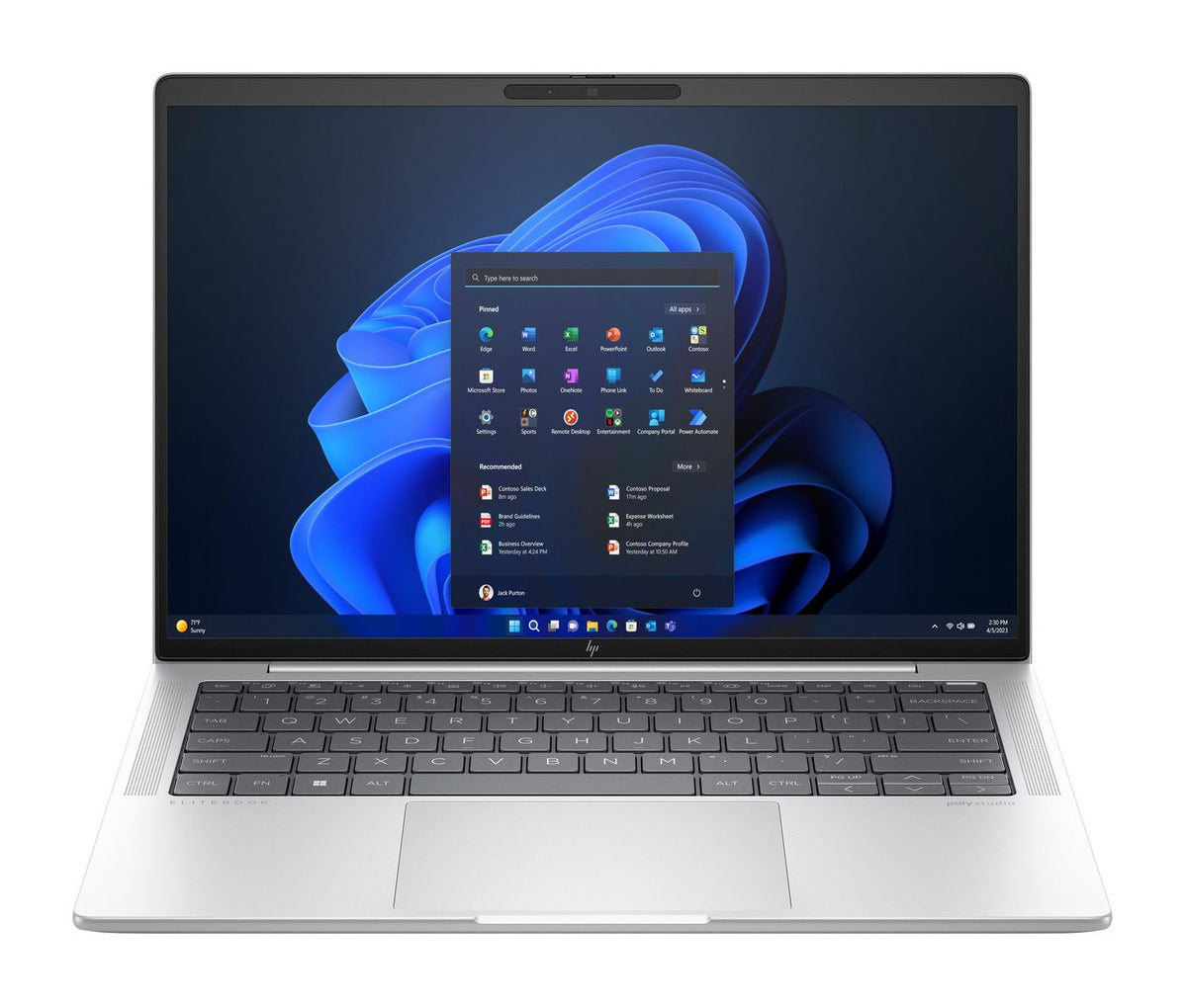 HP EliteBook 1040 G11 – 14,0" WUXGA, Core Ultra 7 155H, 16 GB, 512 GB SSD, Win 11 Pro