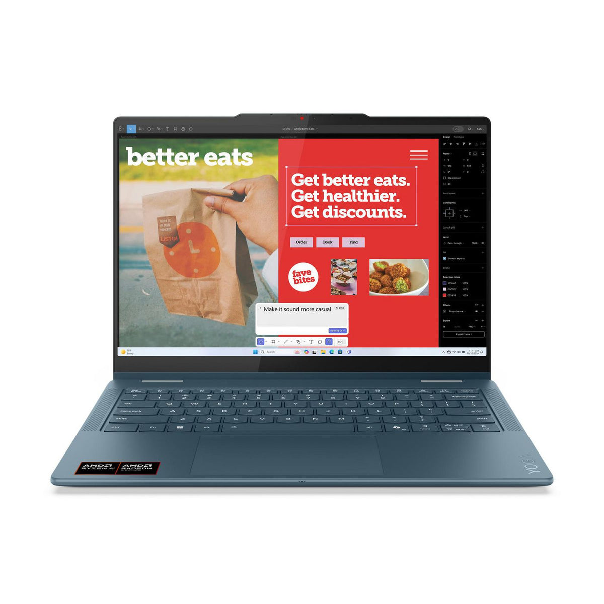 Lenovo Yoga 7 14Akp10 – 14" WUXGA OLED Touch, Ryzen AI 5 340, 16 GB, 512 GB SSD, Win 11 Home