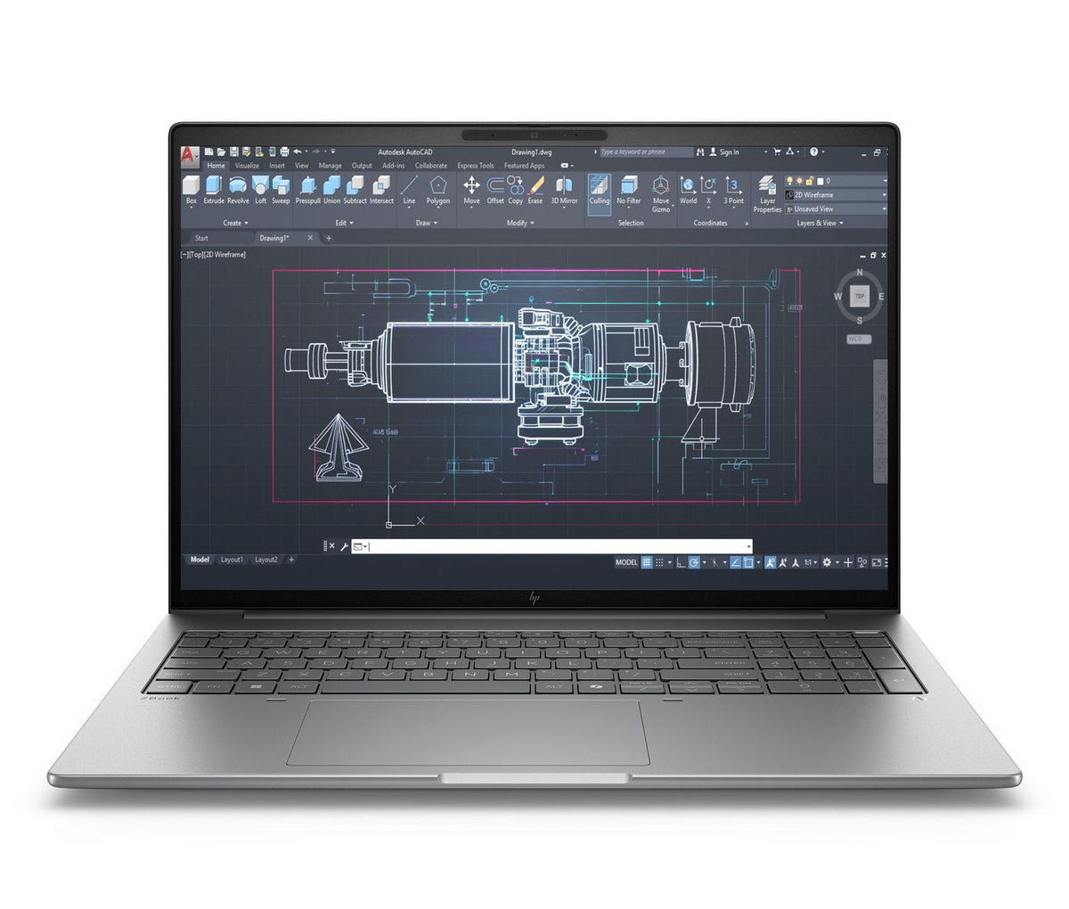 HP Zbook 8 G1I – 16" WUXGA Touch, Core Ultra 7 255H, 32 GB, 1 TB SSD, RTX 500 Ada, Win 11 Pro