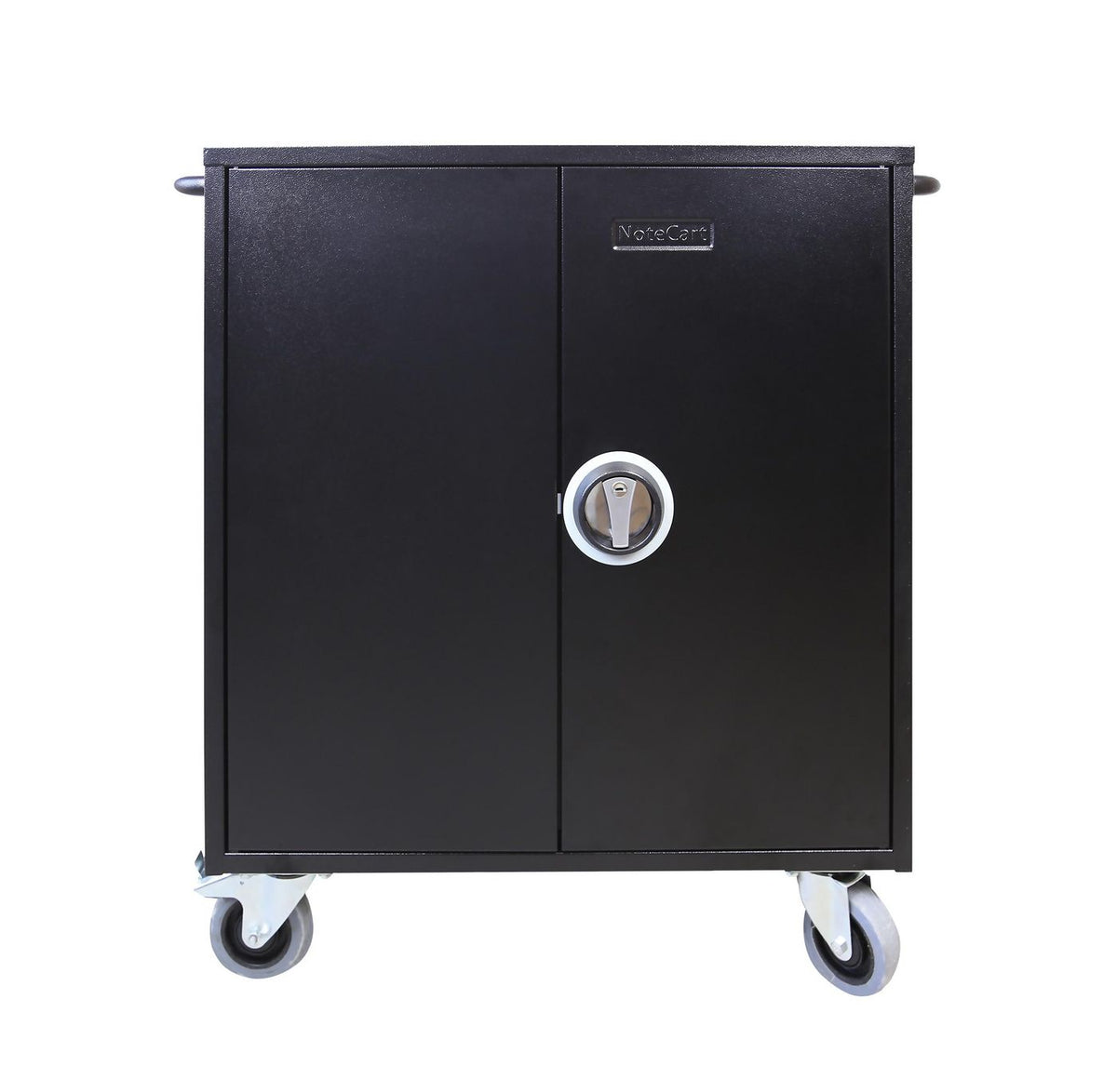 LEBA Innovation Leba NoteCart Flex Gerätewagen – für 24 Geräte – abschliessbar, Sync – Schwarz/Grau