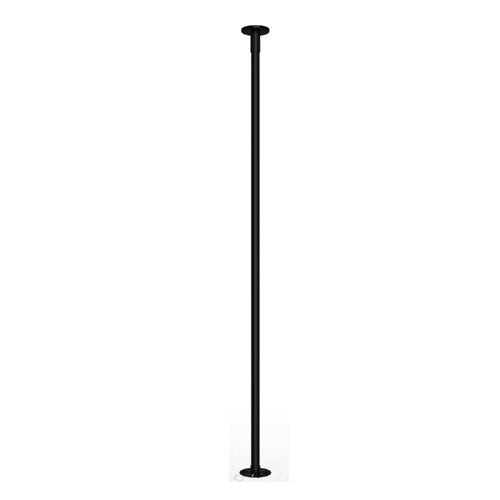 B-Tech Deckenhalterung – Ø38 mm Stange, 2 m – für Dome-Kameras – Schwarz