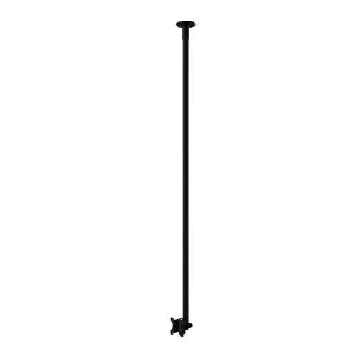 B-Tech Deckenhalterung – neigbar – VESA 100×100 – für Ø 38 mm – schwarz