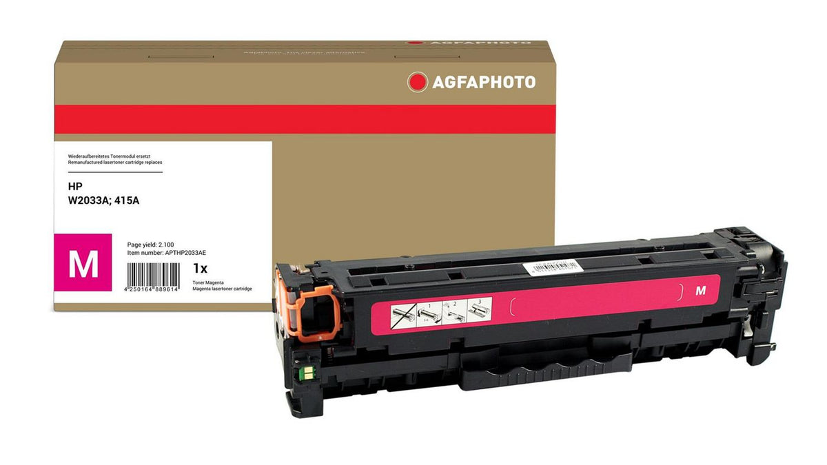 AgfaPhoto 415A (W2033A) Magenta Toner – Kompatibel