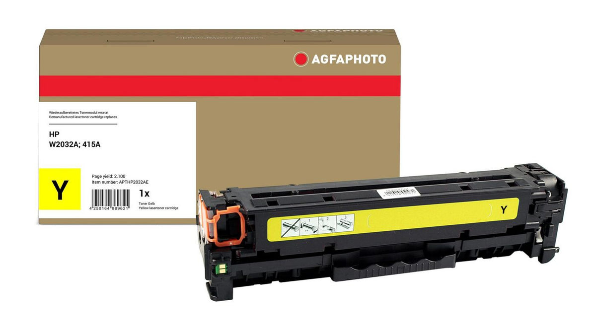 AgfaPhoto W2032A/415A Gelber Toner – Kompatibel