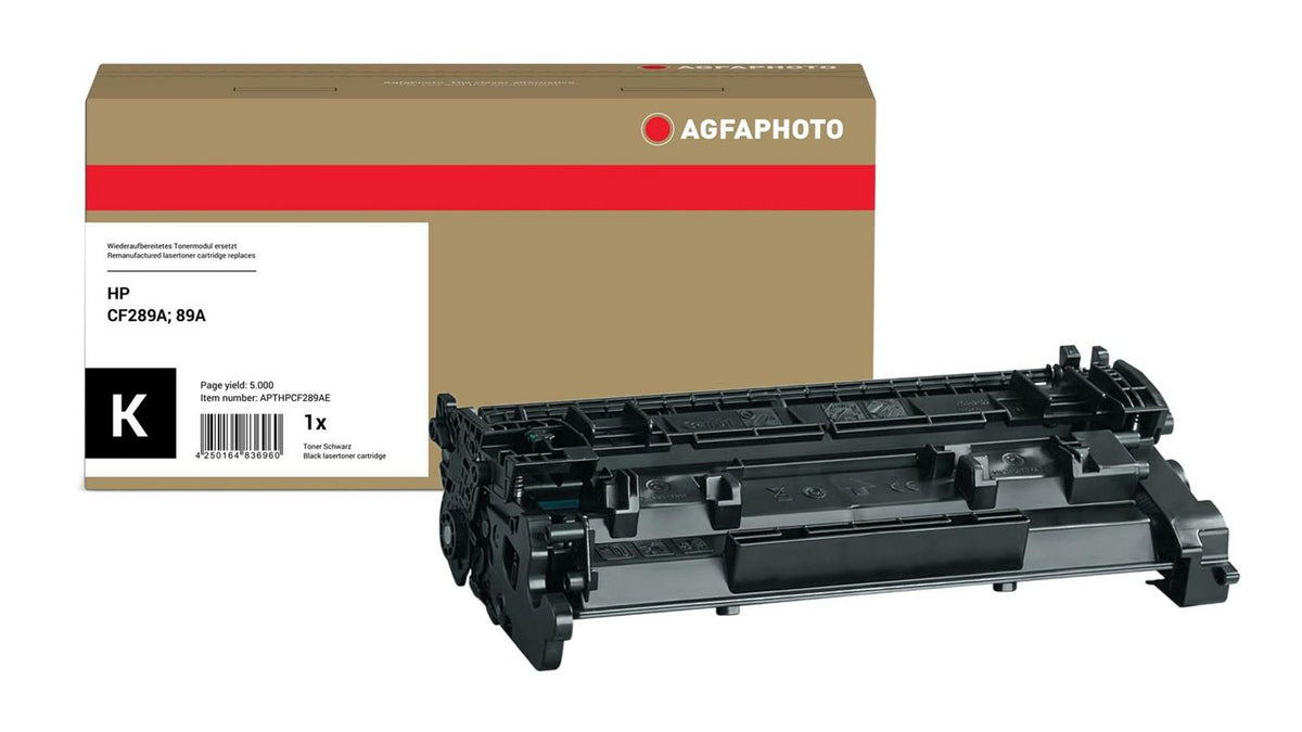 AgfaPhoto 89A (CF289A) Schwarzer Toner – Kompatibel