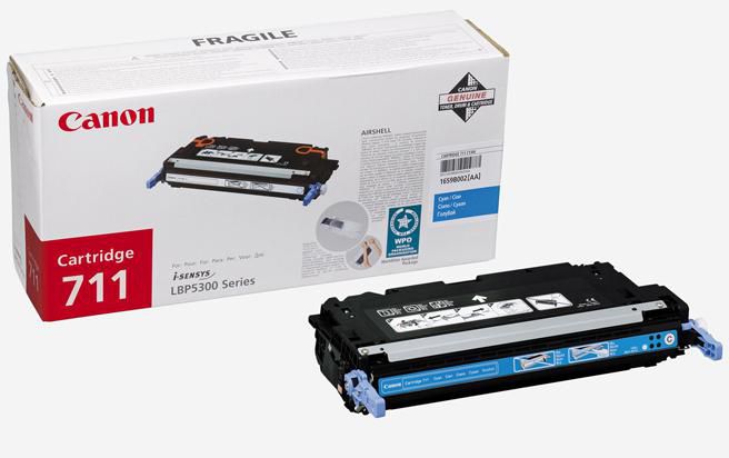 Canon Toner 711C – cyan, 6000 Seiten