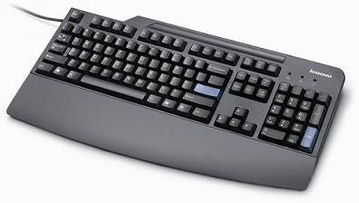 Lenovo 54Y9400 – Tastatur – kabelgebunden – QWERTY (US-INT) – mit Handballenauflage – schwarz