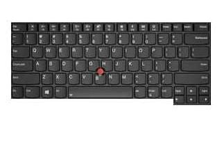 Lenovo Thorpe2 – Notebook-Ersatztastatur – QWERTY (US-INT) – Schwarz – für ThinkPad T470S