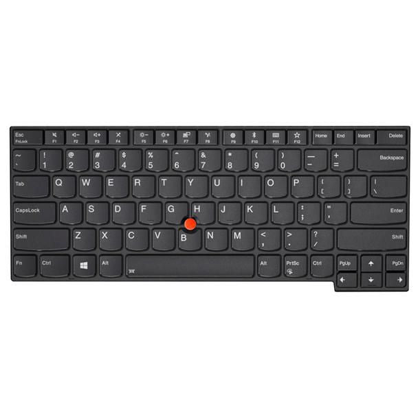 Lenovo Tastatur-Case für ThinkPad T480s/E480/L480 – US Englisch – Schwarz