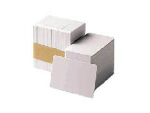 Zebra Plastikkarten (PVC) – 0,76 mm – weiss – ohne Magnetstreifen – 500 Karten