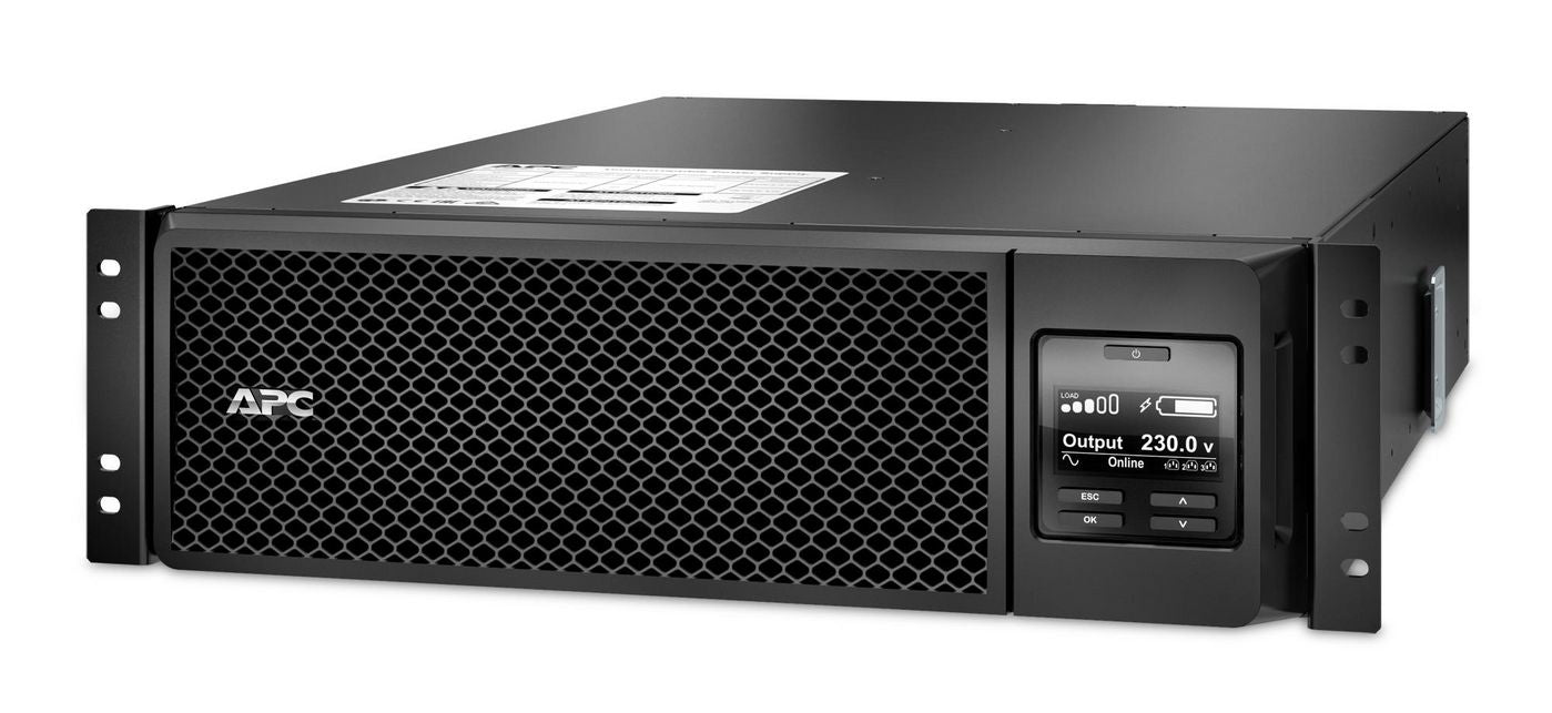 APC Smart-UPS SRT5KRMXLI – USV Online (Doppelwandler), 5 kVA/4500 W, Rack 3U, VRLA, SmartSlot, Hot-Swap