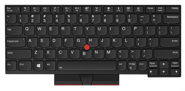 Lenovo 01YP132 – Notebook-Ersatztastatur – QWERTZ (DE) – schwarz – für ThinkPad X280