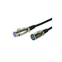 Microconnect XLR-Audiokabel XLR (Stecker) auf XLR (Buchse) – 12 m, 3-polig