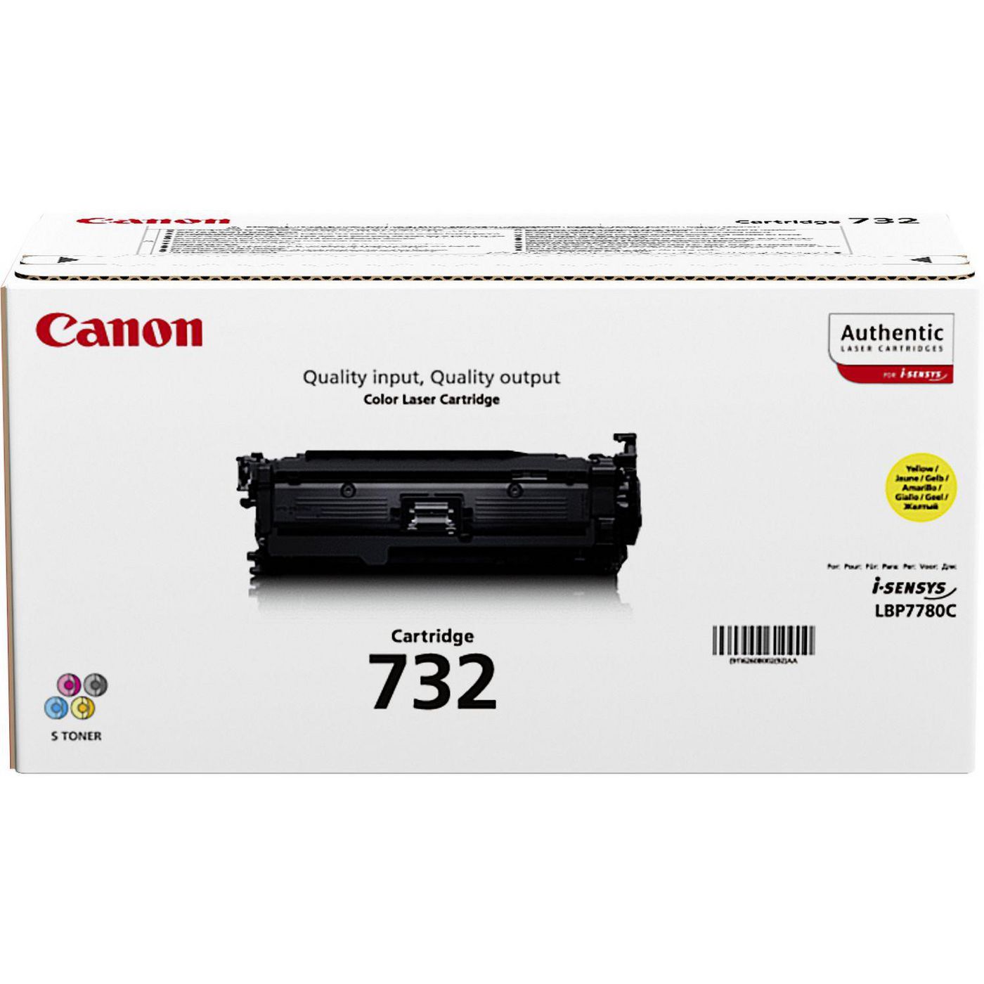 Canon Toner 732Y – gelb, 6400 Seiten