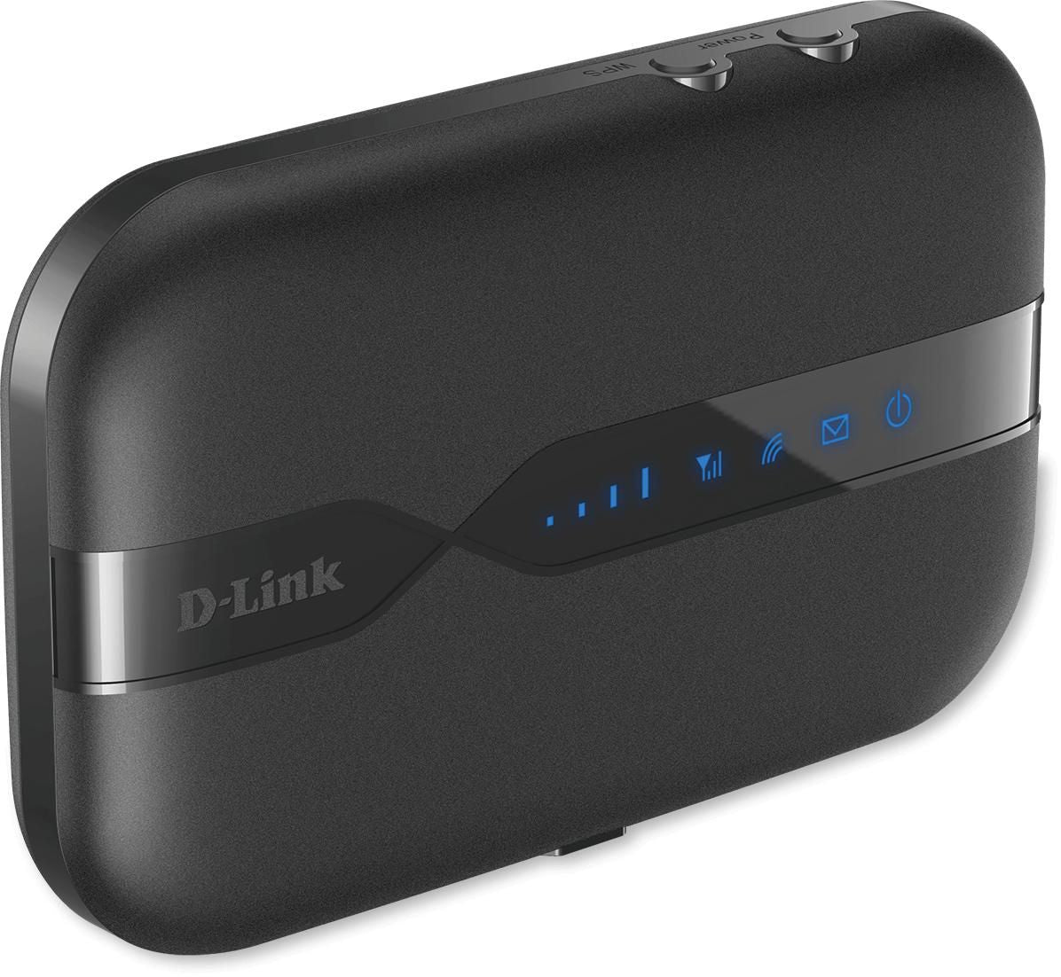D-Link DWR-932 – Mobiler 4G-Hotspot, Wi-Fi 4 (2,4 GHz), 150 Mbit/s, 2000 mAh, Schwarz