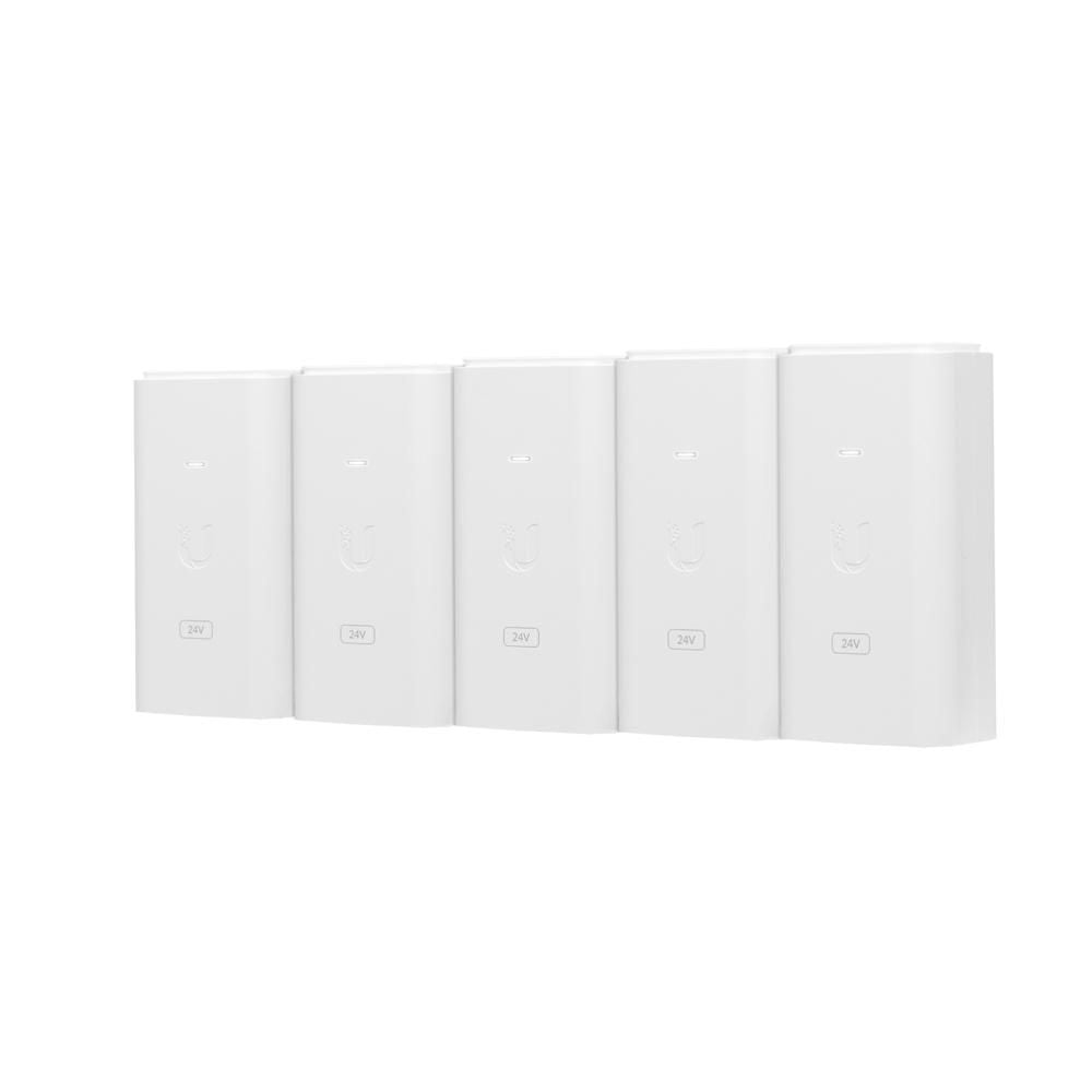 Ubiquiti POE-24-12W-5P PoE-Injektor 12 W – 24 V DC, Gigabit Ethernet, RJ-45×1