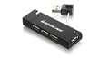 IOGEAR GUH285W6 USB-Hub – USB 2.0, 4× USB-A, für Windows/Mac