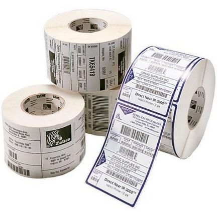 Zebra Drucketiketten, 40 mm × 20 mm, synthetisch