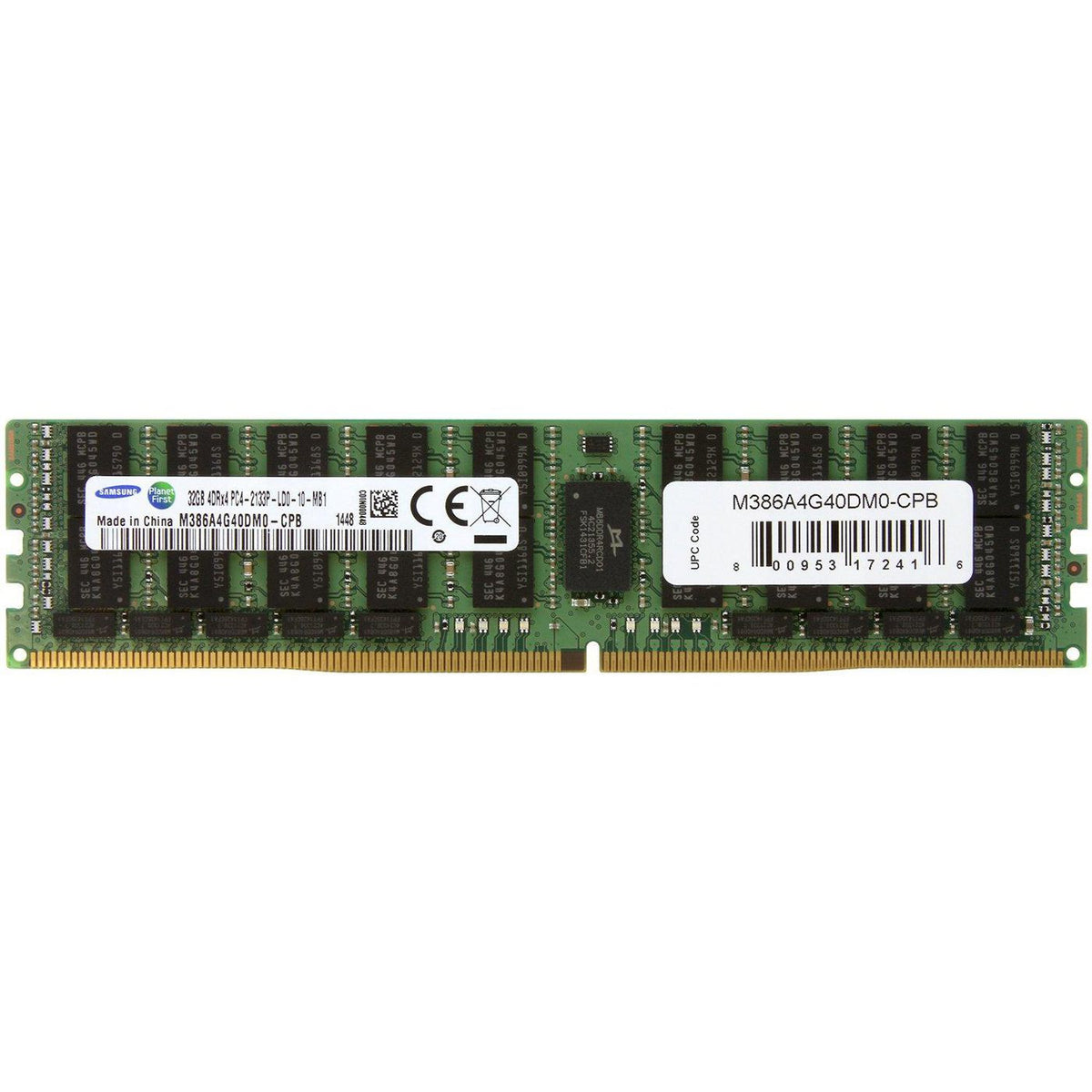 Samsung 32 GB – DDR4 RAM, ECC Registered – 2133 MHz, 288-Pin DIMM, CL15