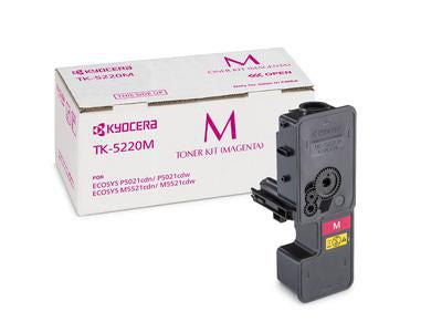 Kyocera – Toner TK-5220M – Magenta, 1200 Seiten – für Kyocera ECOSYS M5521cdw/M5521cdn