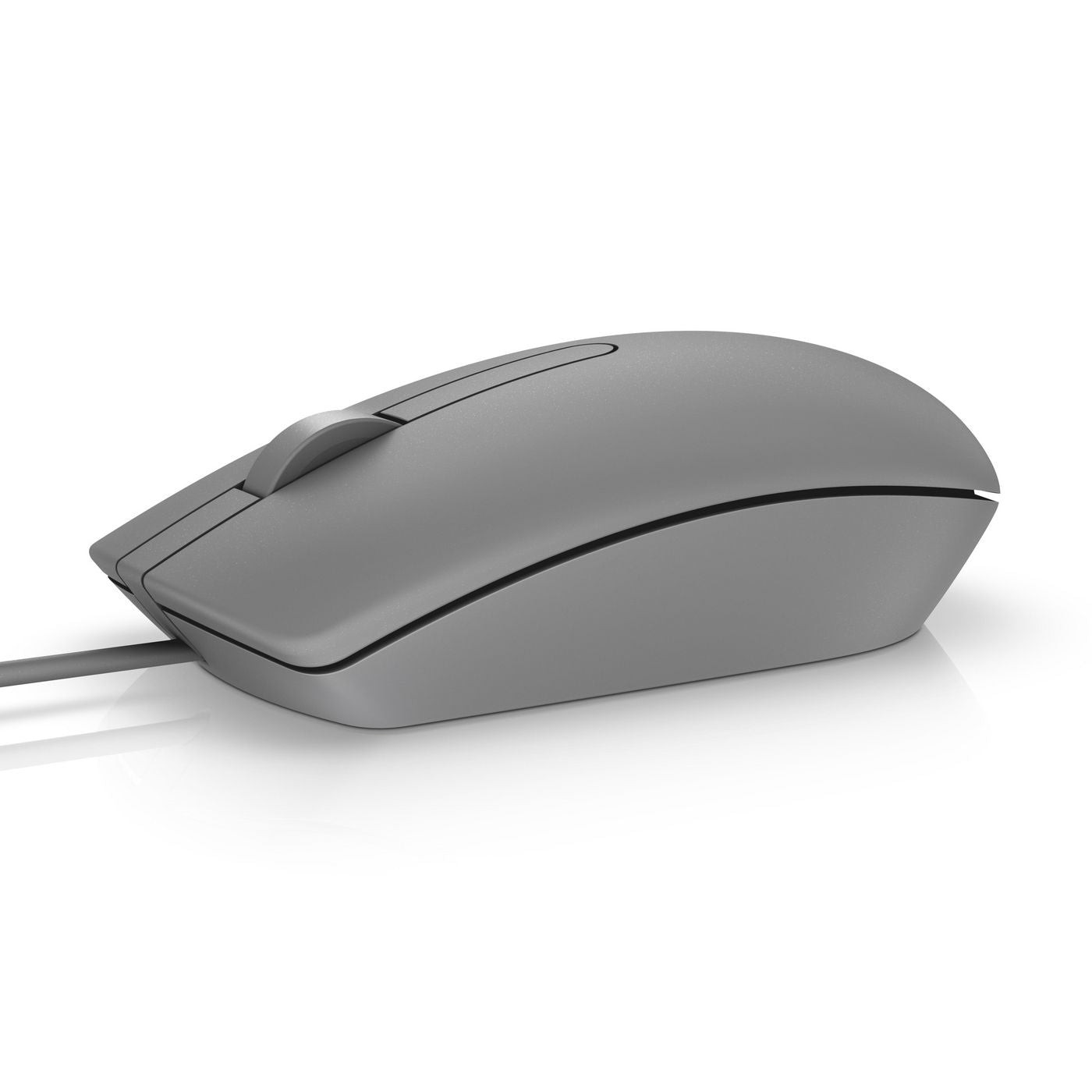 Dell MS116 – Maus – Kabelgebunden (USB‑A), 1000 DPI, beidhändig, Grau