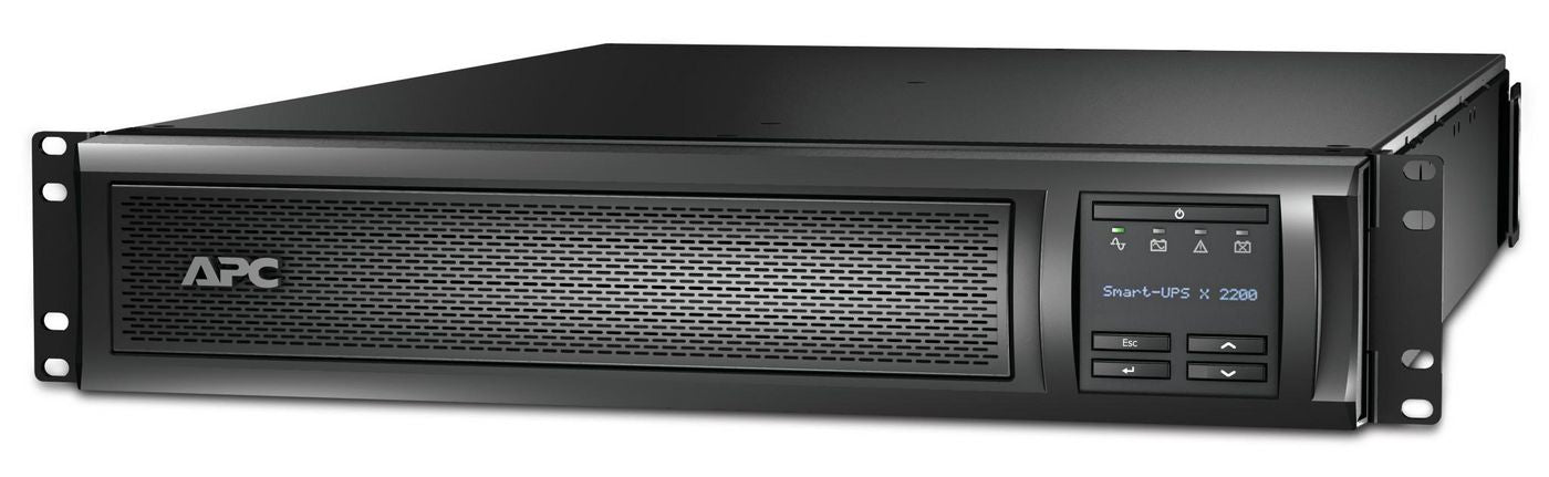 APC Smart-UPS X SMX2200R2HVNC – USV Line-Interaktiv, 2,2 kVA/1980 W, Rack 2U, VRLA, NMC, LCD