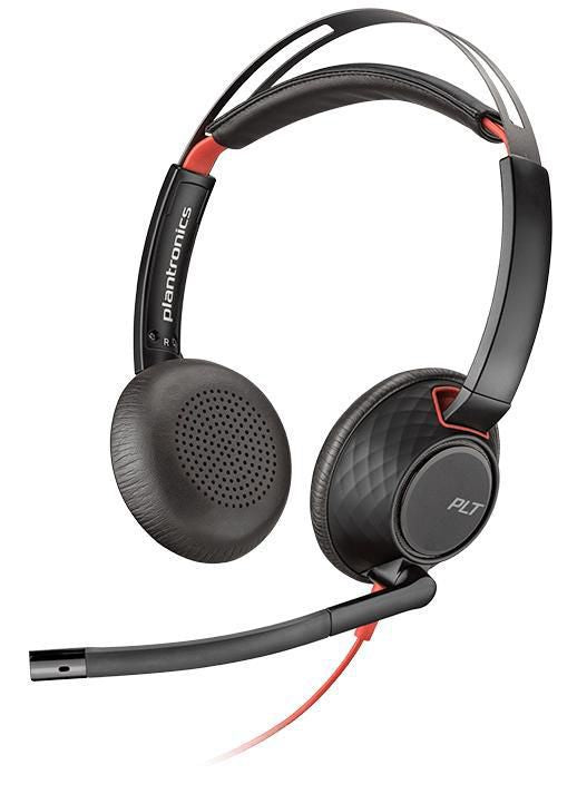 Poly Blackwire 5220 – Headset – USB‑C – Rot